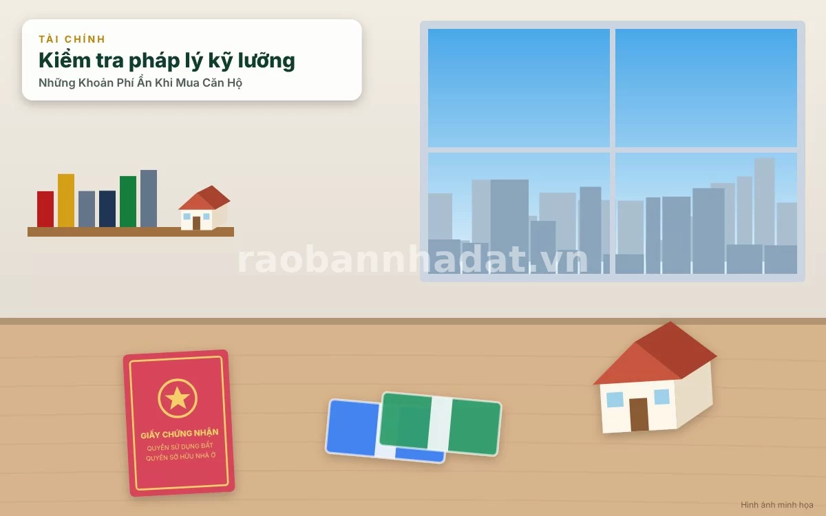 Phân tích bản chất các khoản phí pháp lý thiết lập sở hữu và chi phí vận hành chung cư