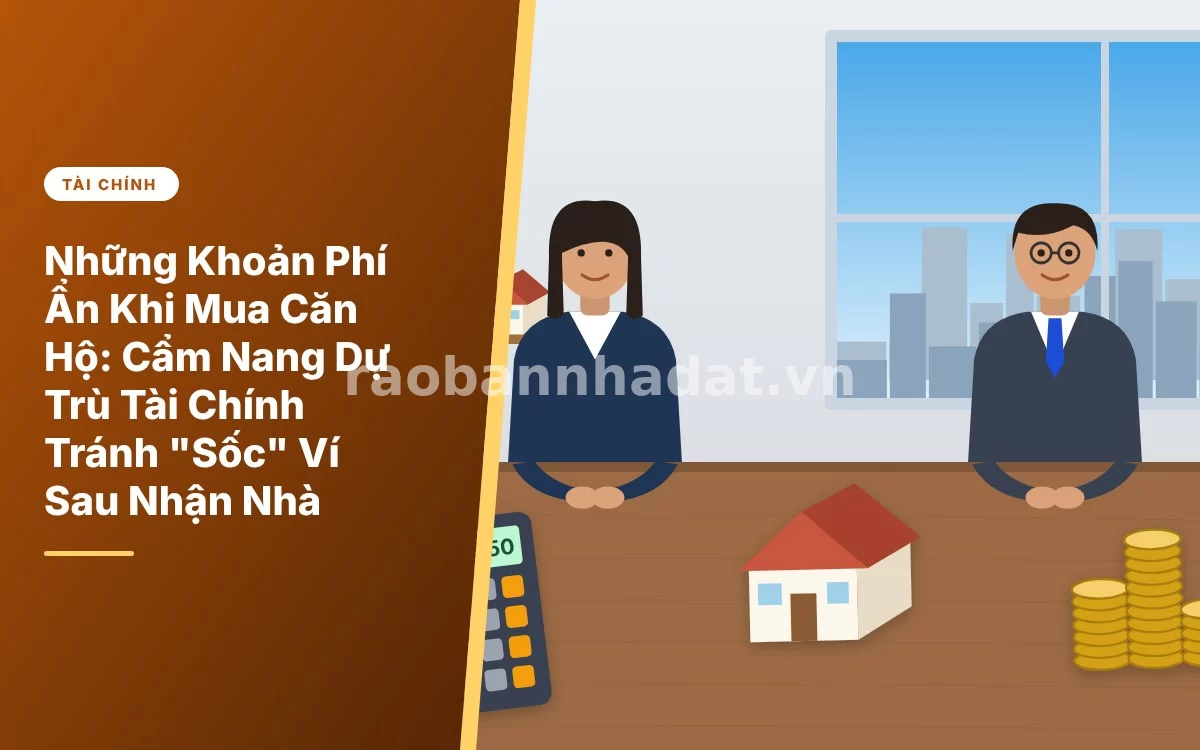 Tổng quan cẩm nang chi tiết các khoản phí ẩn và chi phí phát sinh khi mua căn hộ chung cư