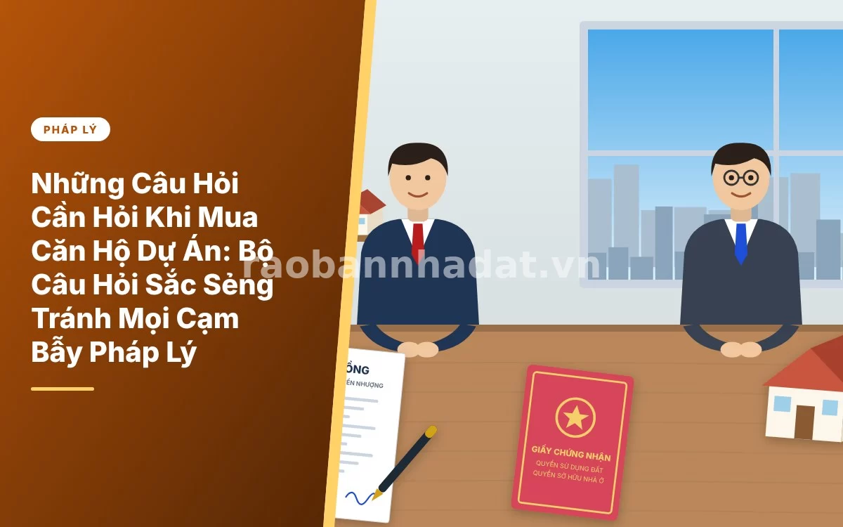 Tổng quan cẩm nang chi tiết các câu hỏi sắc bén cần hỏi khi mua căn hộ dự án chung cư