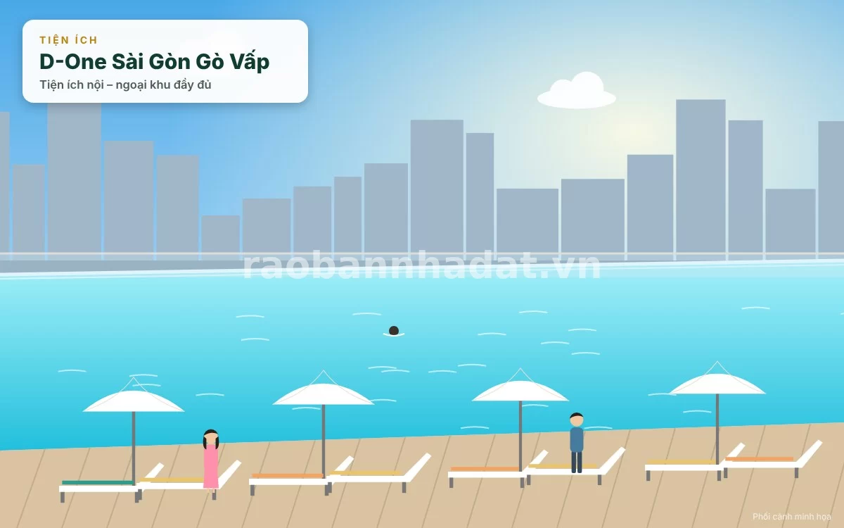 Tuyến phố đi bộ 3D công nghệ Hologram và hồ bơi đáy kính treo trên không tại D-One Sài Gòn