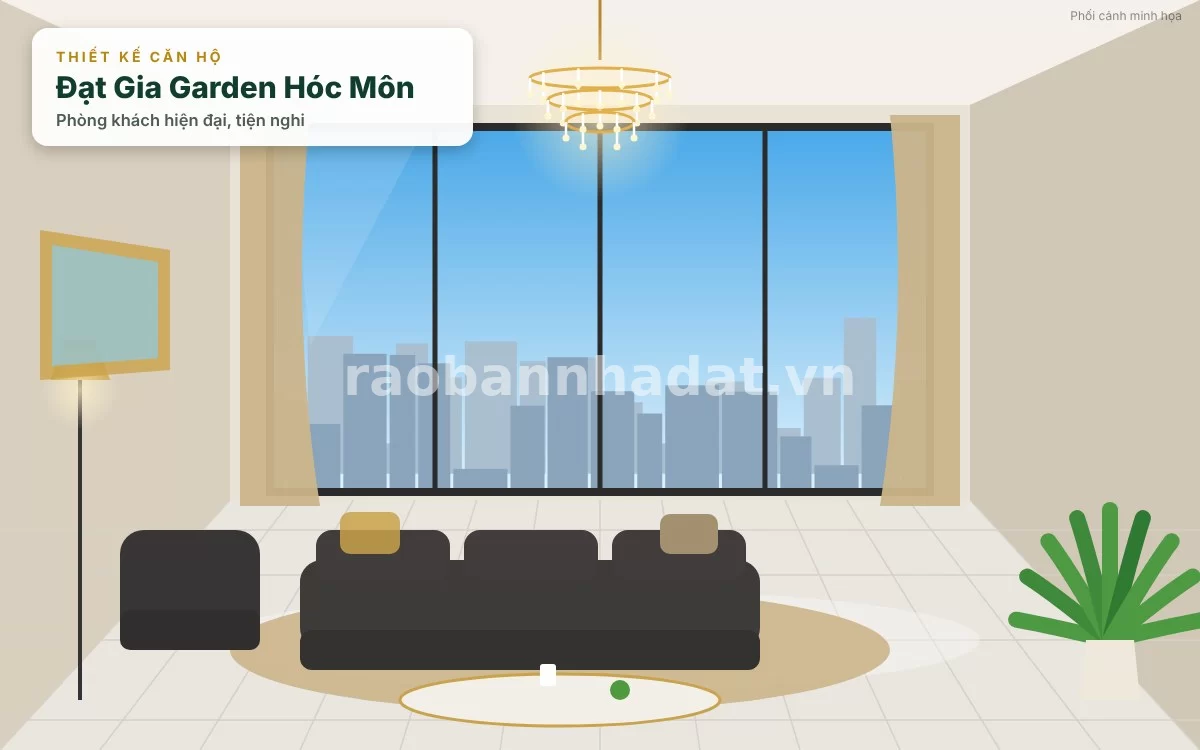 Không gian sống thực tế sang trọng bình yên của cư dân tại khu biệt thự Đạt Gia Garden Hóc Môn