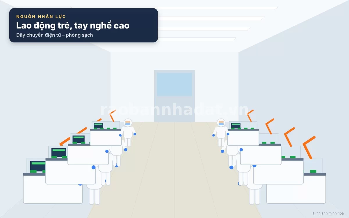 Nguồn nhân lực tại KCN Quế Võ II