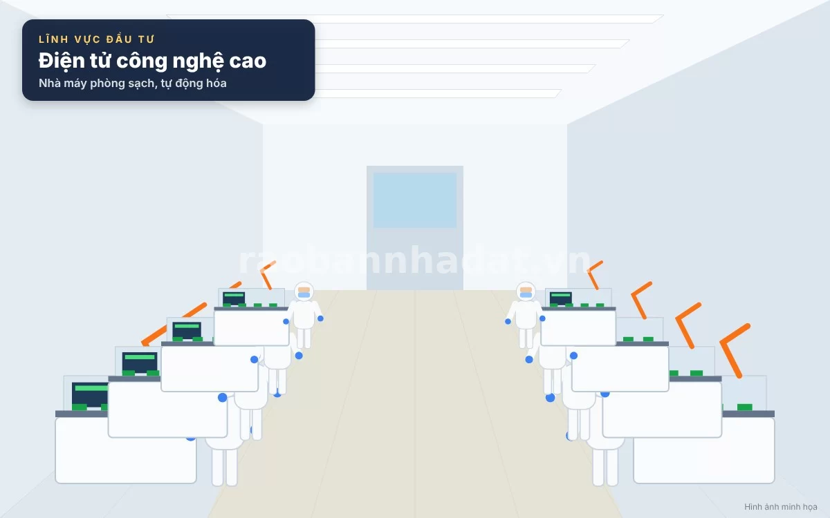 Các lĩnh vực sản xuất trọng điểm tại KCN Quế Võ III