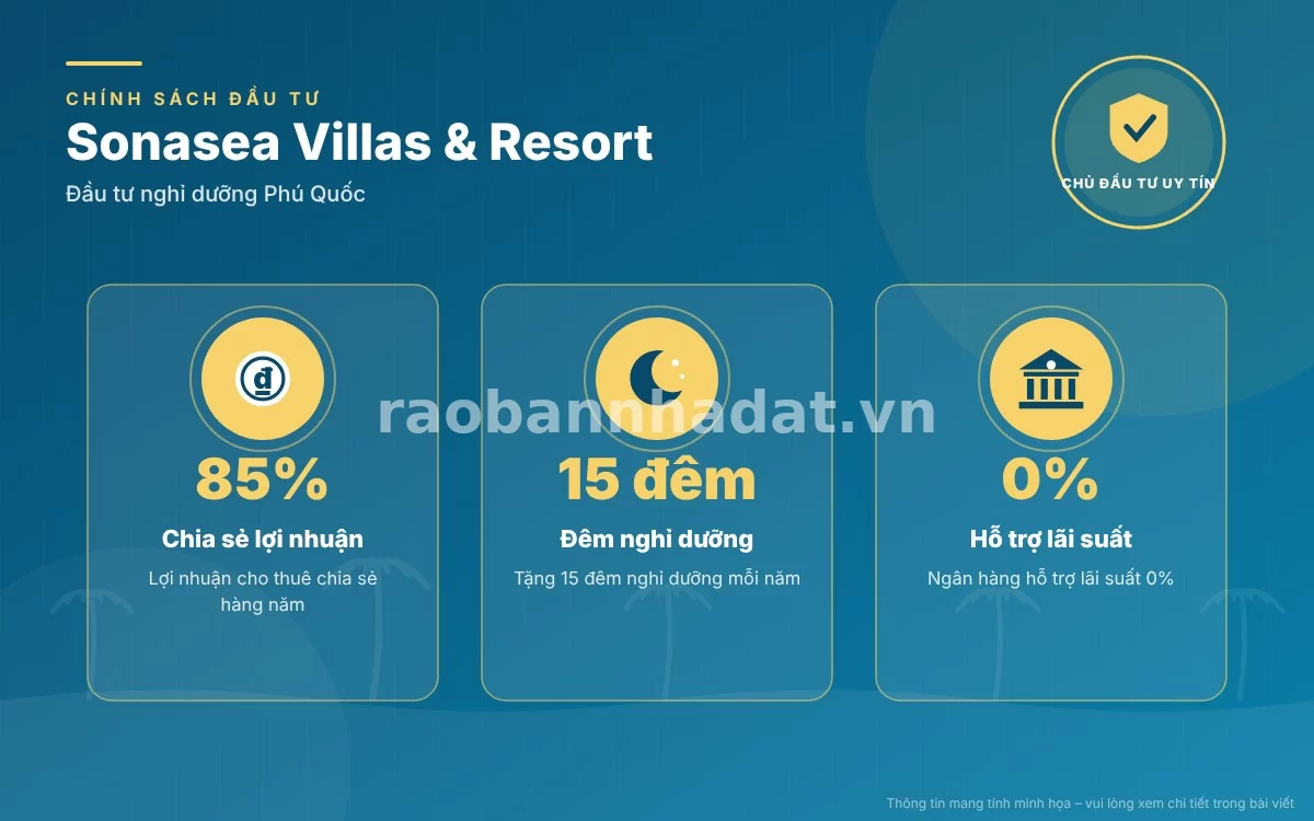 Chính sách đầu tư ưu đãi Sonasea Villas & Resort