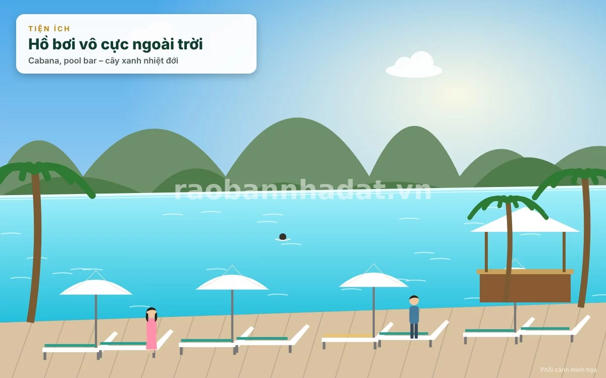 Tiện ích nội khu Sunset Villas & Resort