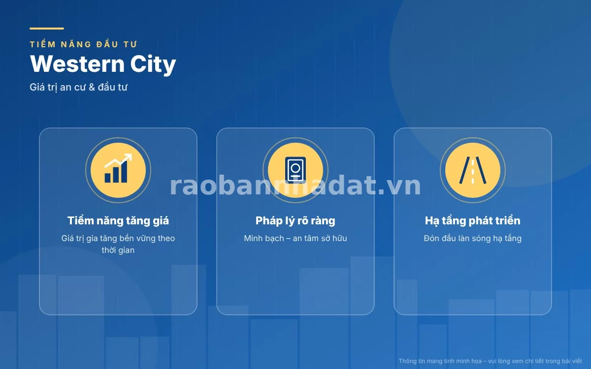 Tiềm năng tăng giá bất động sản vượt bậc tại Khu đô thị Western City