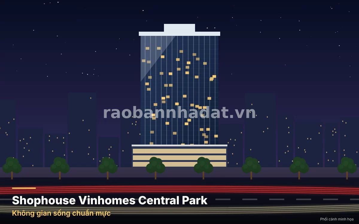 Shophouse Vinhomes Central Park, Thành phố Hồ Chí Minh