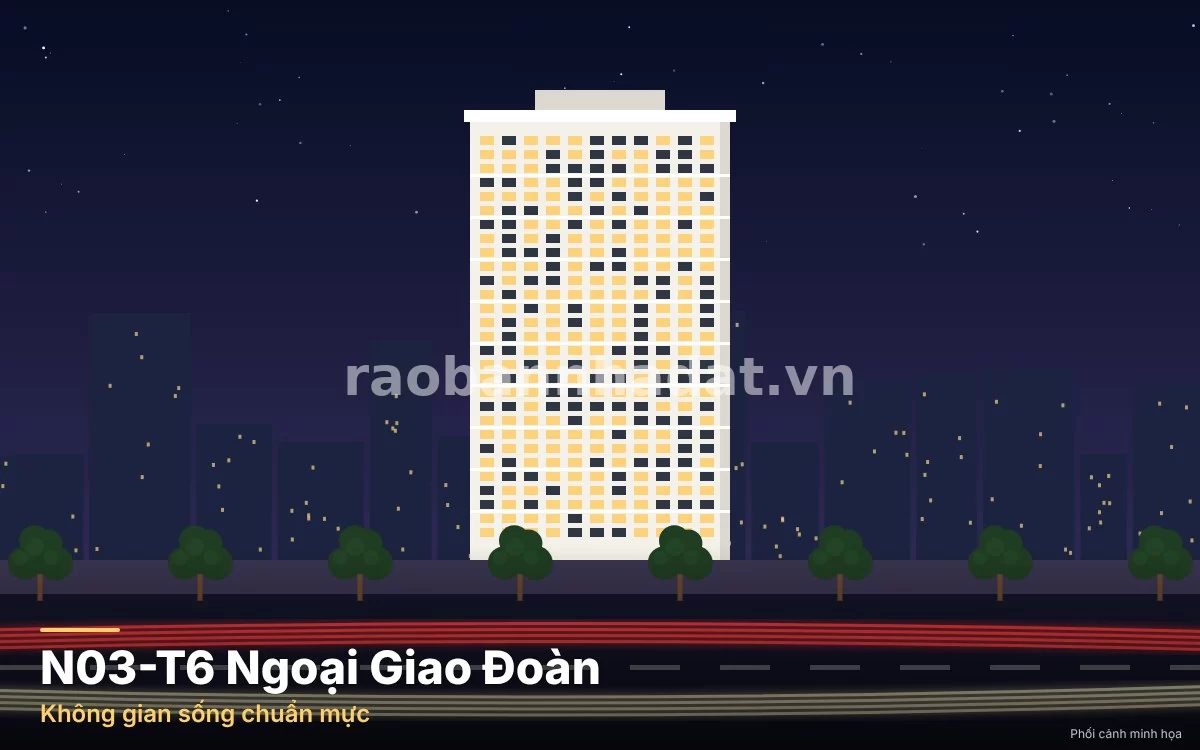 N03-T6 Ngoại Giao Đoàn, Thành phố Hà Nội
